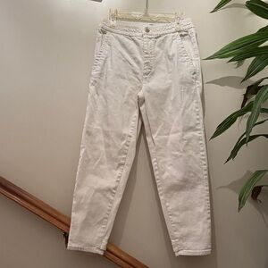 Zara Cream Cotton Pants